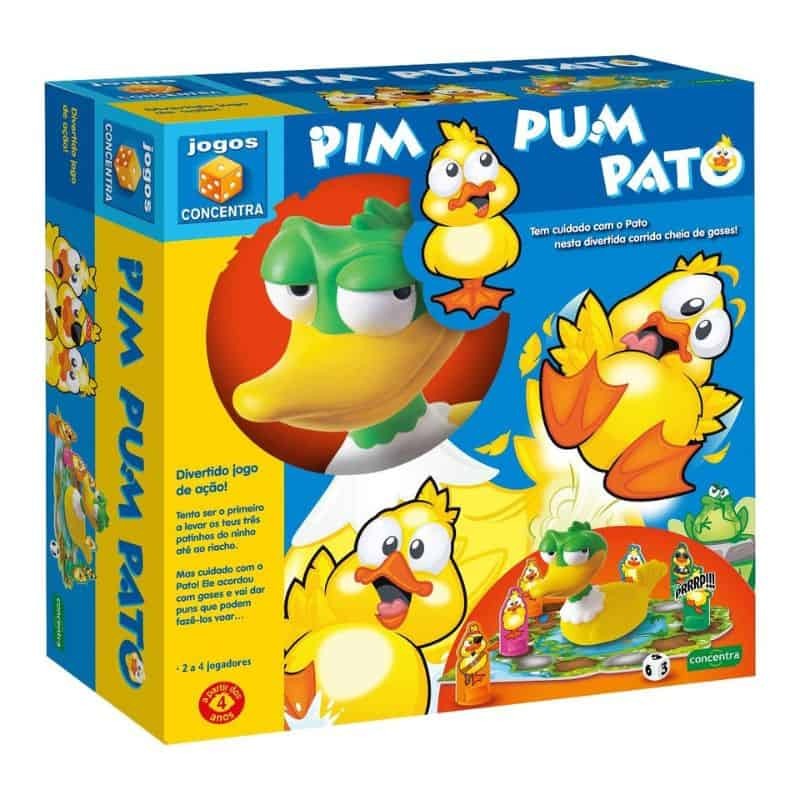 Jogo Pim Pum Pato - Jogo de Tabuleiro Clássico - Jogos Concentra