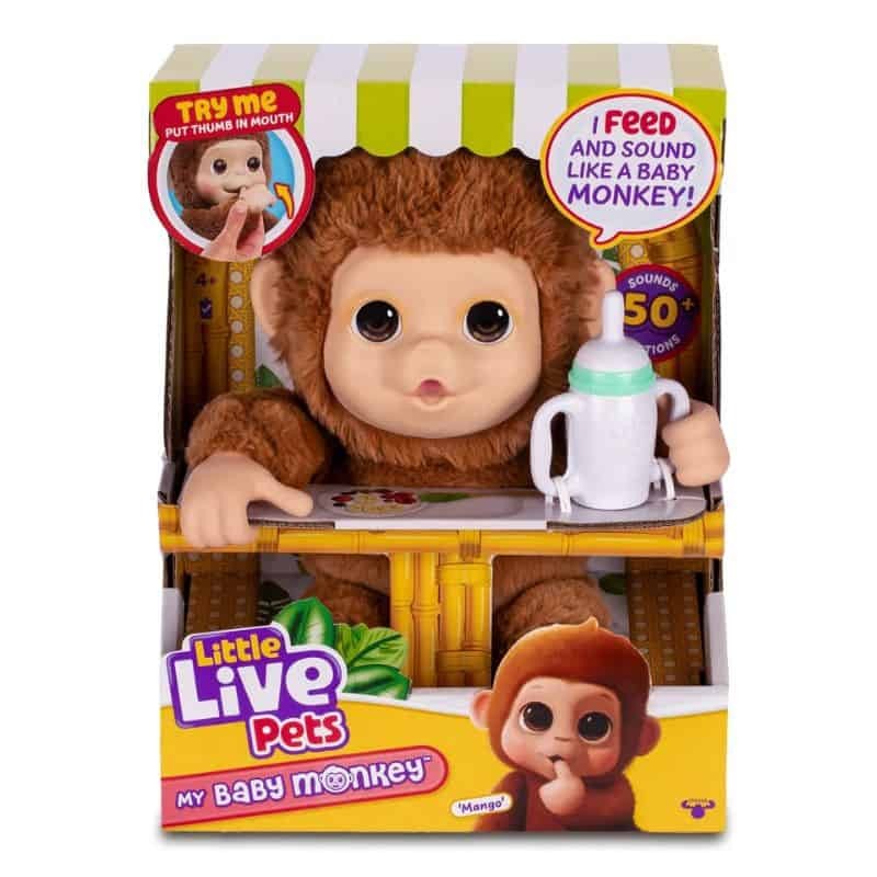 My Baby Monkey - Little Live Pets Macaco - Brinquedos Famosa