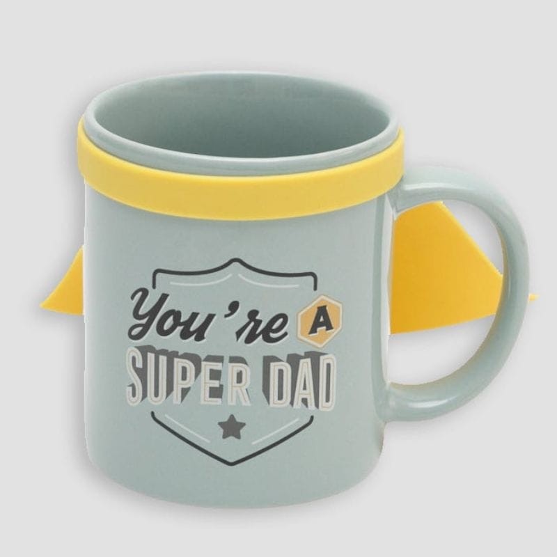 Caneca Mr. Wonderful “You're a Super Dad” c/ Capa de Super-Herói