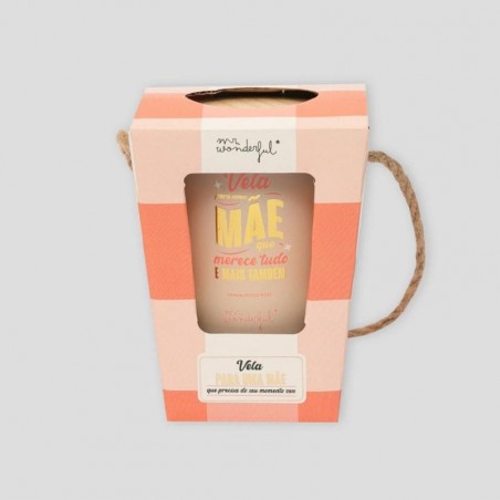 Vela Mr. Wonderful para Mães - Aroma Sandalwood Rose | Mr. Wonderful