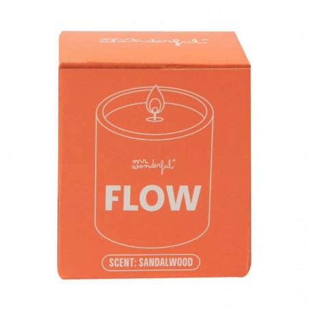 Vela Mr. Wonderful - Vela FLOW Aroma Sândalo | Mr. Wonderful