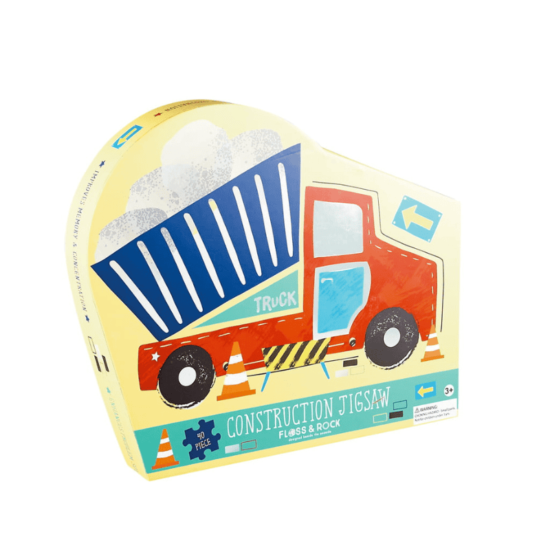 Puzzle Infantil 40 Peças "Construção" - Floss & Rock Puzzle Infantil 40 Peças "Construção" - Floss & Rock