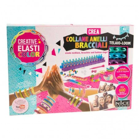 kit para fazer pulseiras com elásticos