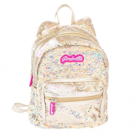Mochila Dourada Girabrilla