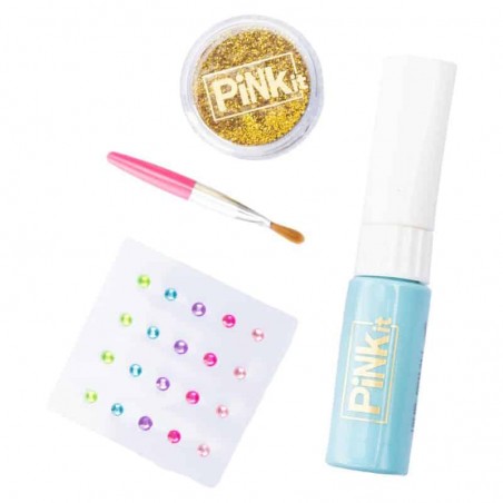Conjunto de Nail Art Infantil - Pink it Nail Pen Gift - Glitter