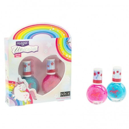 Unicórnio Mágico - Kit Unhas Verniz Para Crianças - Verniz Unhas
