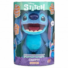 Stitch Disney Puppetronics - Boneco Interativo Stitch Chatty - Famosa