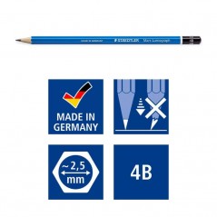 Lápis Grafite STAEDTLER Mars Lumograph 100-4B