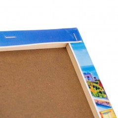 tela com imagem para decorar com gemas