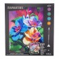 Pintura com Cristais Flores Pintura com Cristais Flores