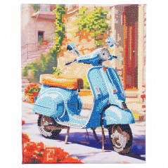 Vespa Pintura Em Diamantes