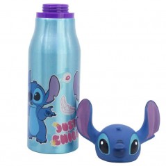 Garrafa de Alumínio Stitch com tampa 3D 690ml - Disney Stitch Oficial