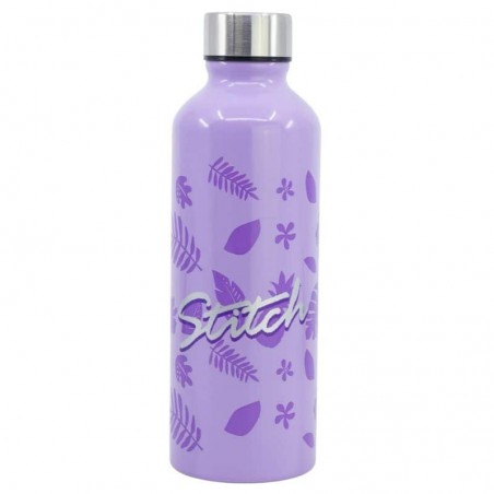 Garrafa de Alumínio Infantil Stitch 755 ml com Tampa de Segurança