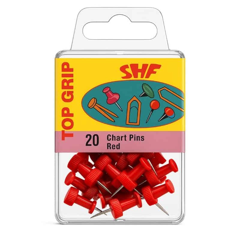 Caixa 20 Alfinetes de Sinalização 7x20mm Coloridos Caixa 20 Alfinetes de Sinalização 7x20mm Coloridos