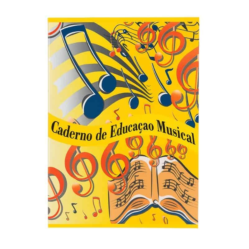 Caderno de Educação Musical - Caderno de Música A5 c/ 20 folhas