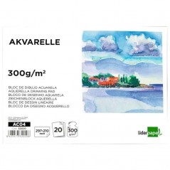 Bloco de Desenho Aguarela A4