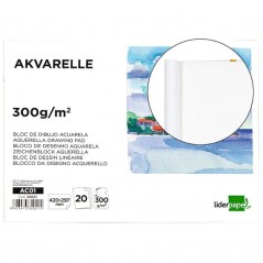 Bloco de Desenho Aguarela A3