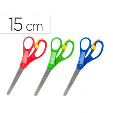 Tesoura LIDERPAPEL 15 cm | Tesoura Escolar 1 un. (cores sortidas)
