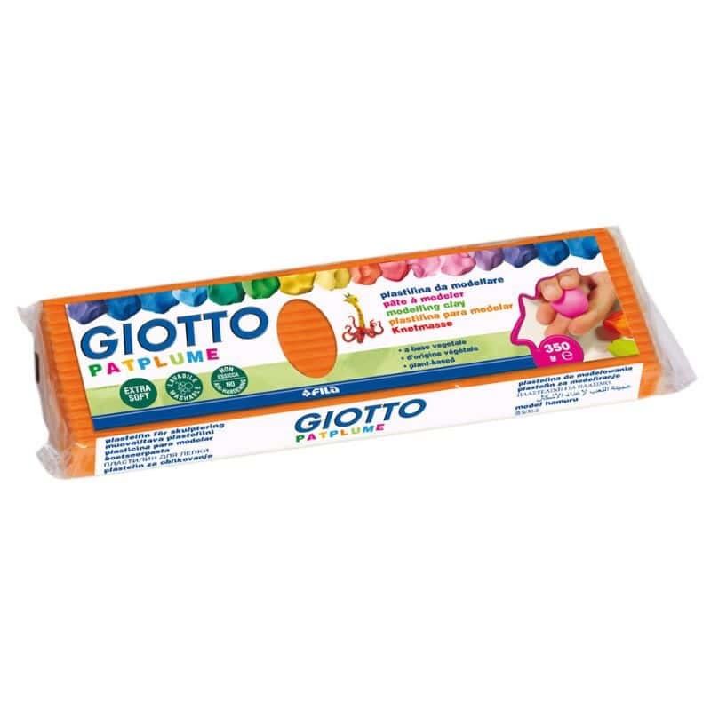 Plasticina Giotto Patplume 350g (Laranja) - Plasticina Escolar 1 und.