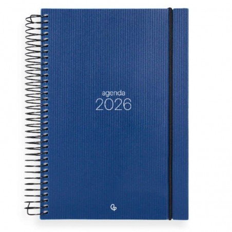 Agenda diária 2026 Capa Azul