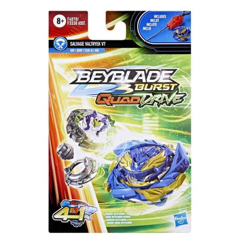 Beyblade Burst QuadDrive - Kit Inicial Vanish Fafnir F7 - Beyblade
