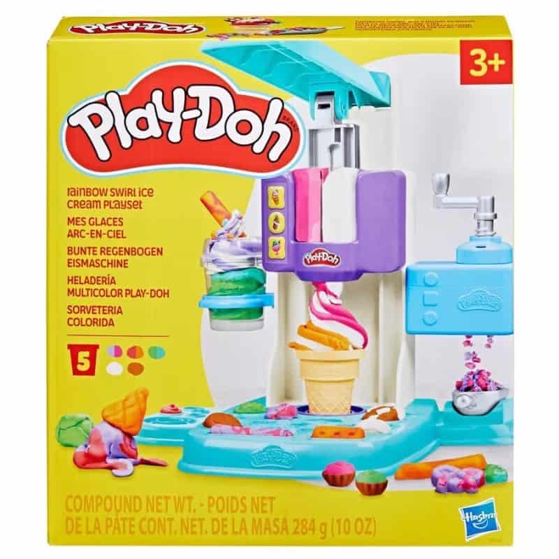 Plasticina Play-Doh - Máquina de Gelados Rainbow Swirl - Hasbro G0028