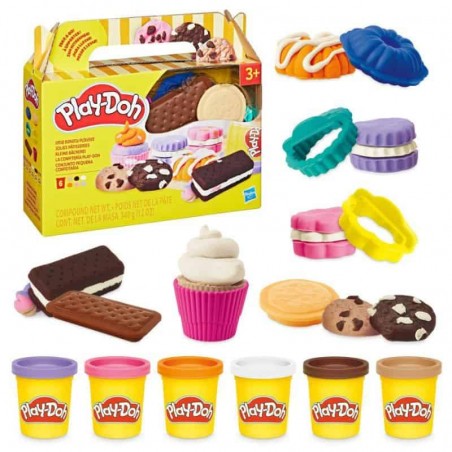 Plasticina Play-Doh - Conjunto Pequena Confeitaria - Inclui 6 Potes