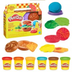 Plasticina Play-Doh - Conjunto Grelha Divertida - Inclui 6 Potes