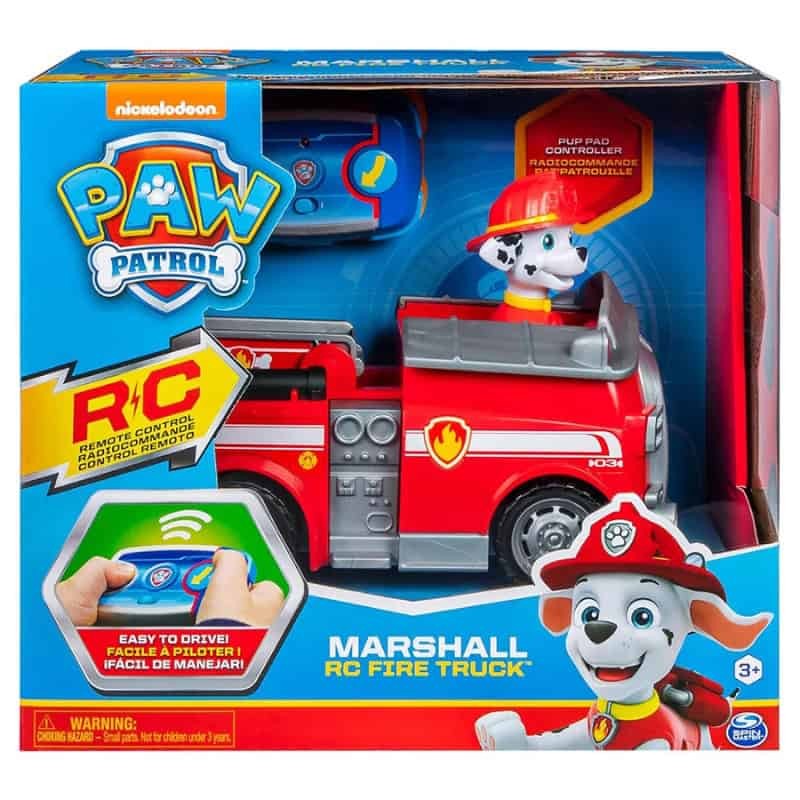 Carro Telecomandado Patrulha Pata - Marshall RC Fire Truck Paw Patrol