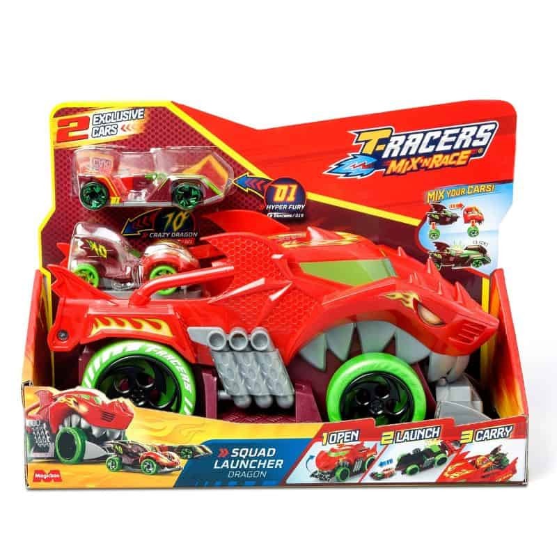 T-Racers Mix 'N Race - Dragão Lançador - Squad Launcher Dragon T-Racers Mix 'N Race - Dragão Lançador - Squad Launcher Dragon