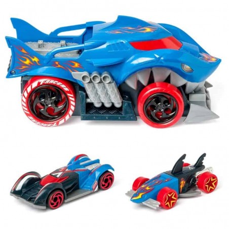 T-Racers Mix 'N Race - Tubarão Lançador - Squad Launcher Shark