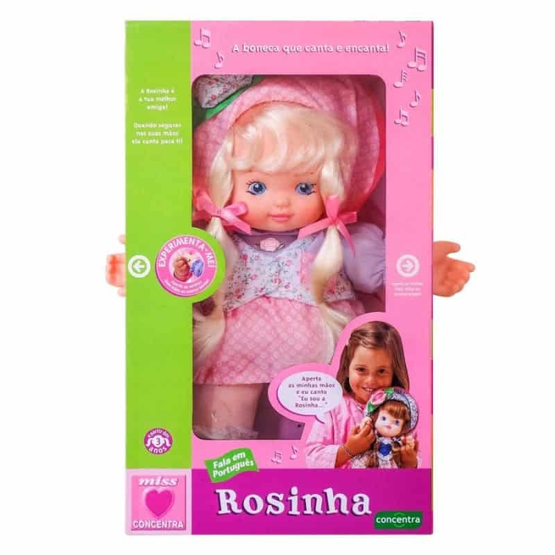 Boneca Rosinha - Canta em Português - Bonecas Miss Concentra (sortido) Boneca Rosinha - Canta em Português - Bonecas Miss Concentra (sortido)