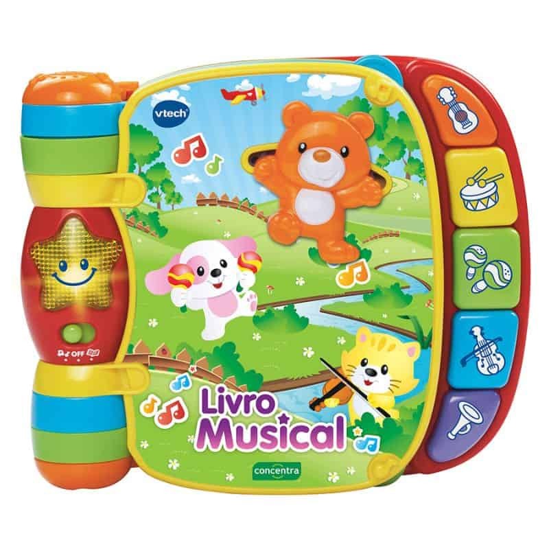 Livro Musical Interativo Bebés - Canções em Português – vTech Baby Livro Musical Interativo Bebés - Canções em Português – vTech Baby