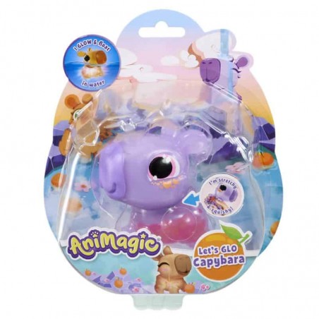Capivara Brinquedo - Animagic Let's Glo Capybara (sortido) 1un.