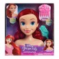 Busto Ariel Disney Princess para penteados com cabelo ruivo e acessórios
