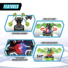 Pack com 2 robôs de combate e 2 comandos