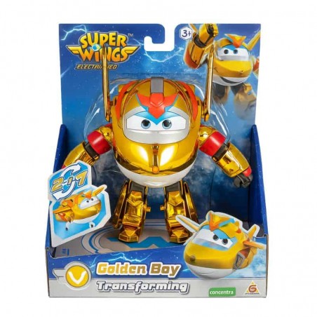 Veículos Deluxe Super Wings Electric Heroes – Golden Boy
