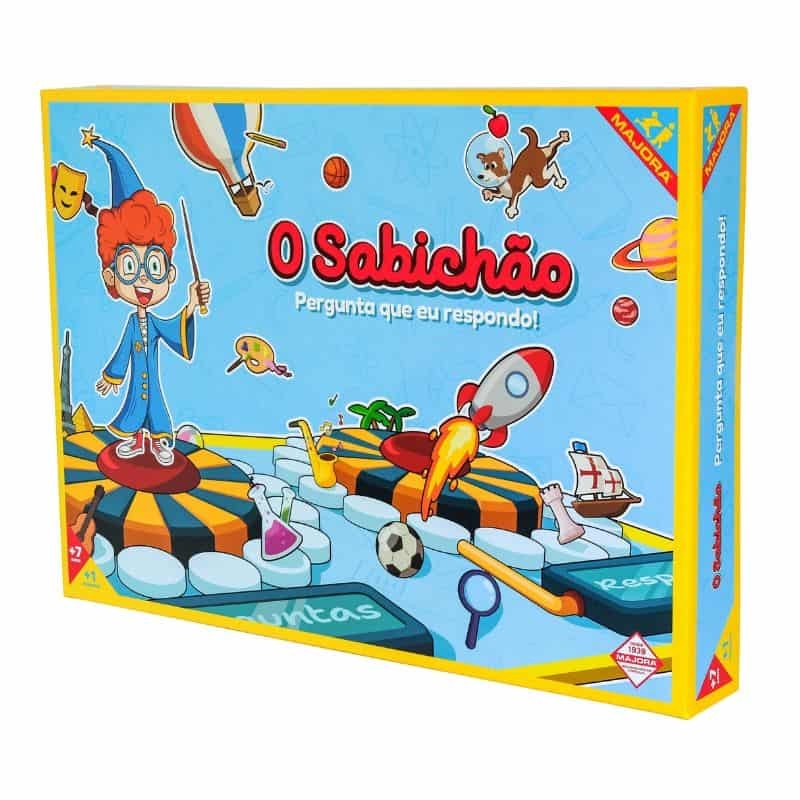 O Sabichão Majora - Jogo de Tabuleiro Clássico - Jogo Majora O Sabichão Majora - Jogo de Tabuleiro Clássico - Jogo Majora