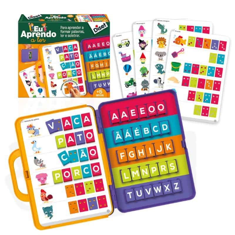 Jogo Educativo "Eu Aprendo a Ler" - Diset - Jogo Aprender a Ler