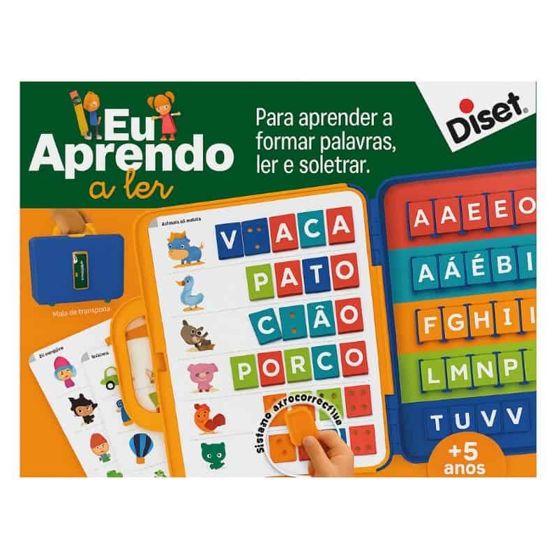 Jogo Educativo "Eu Aprendo a Ler" - Diset - Jogo Aprender a Ler Jogo Educativo "Eu Aprendo a Ler" - Diset - Jogo Aprender a Ler