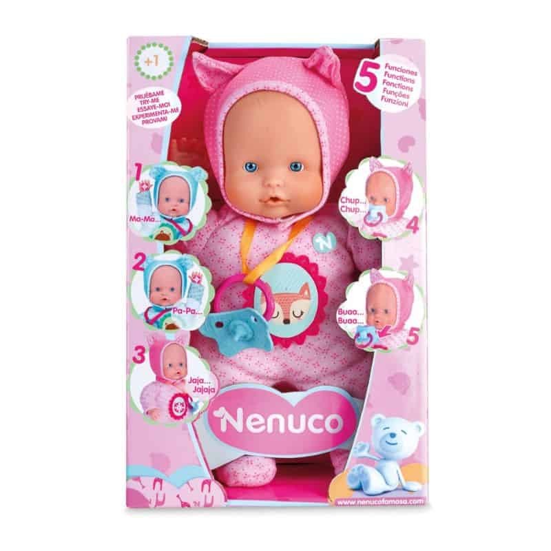 Boneco Nenuco 5 Funções - Nenuco Que Chora Rosa Boneco Nenuco 5 Funções - Nenuco Que Chora Rosa