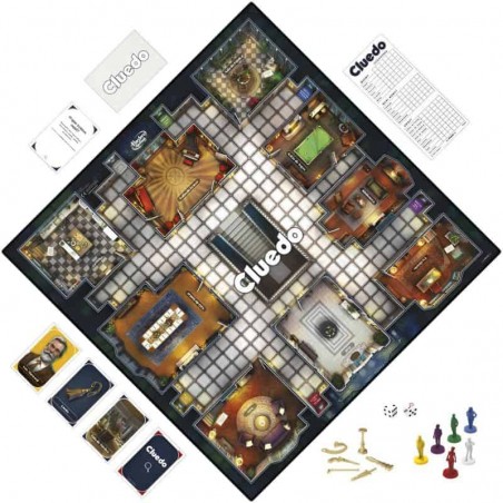 Cluedo Jogo de Tabuleiro - Jogo de Mistério - Hasbro Gaming