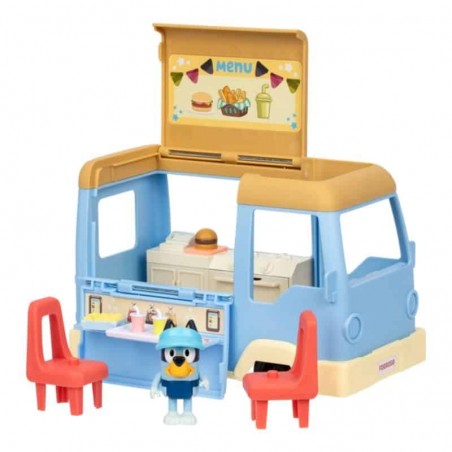 Bluey Food Truck Playset | Carrinha Restaurante com Figura Bluey