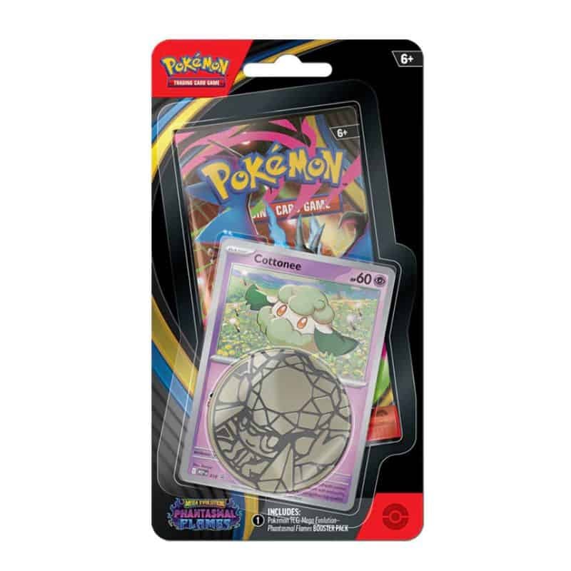 Cartas Pokémon Phantasmal Flames Checklane Blister Cottonee Cartas Pokémon Phantasmal Flames Checklane Blister Cottonee
