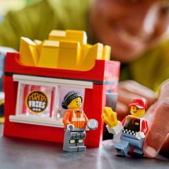 Inclui minifiguras de vendedor e cliente