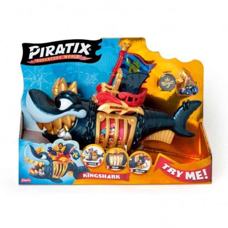 Piratix King Shark Golden Teeth