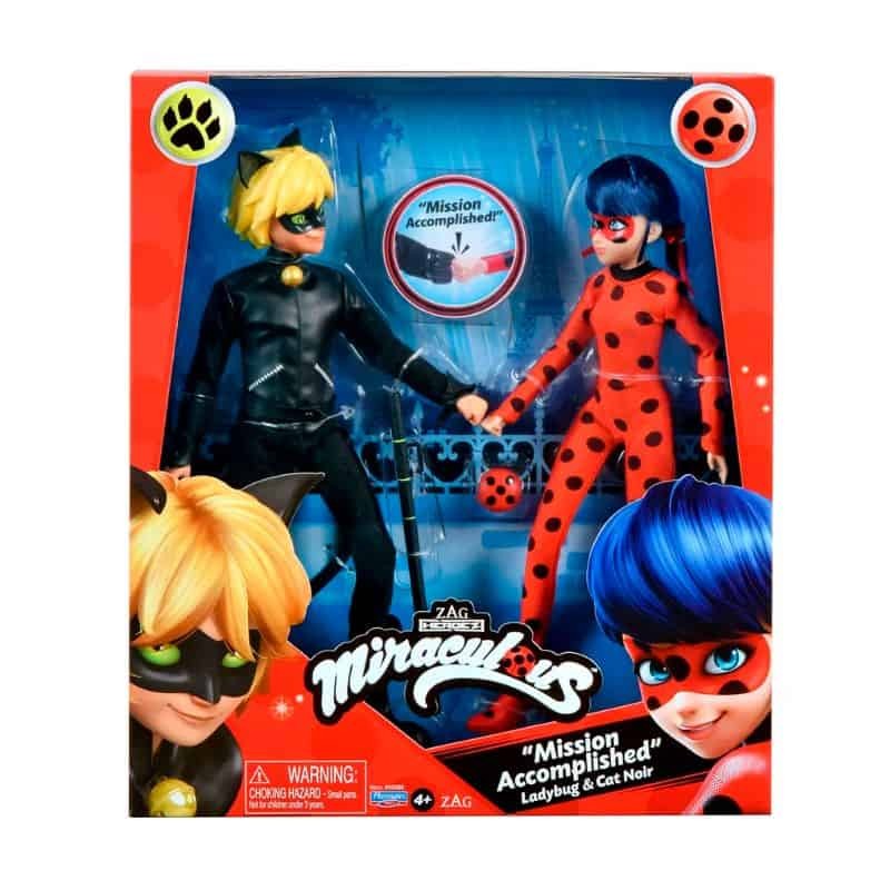 Boneco Cat Noir Ladybug 26cm