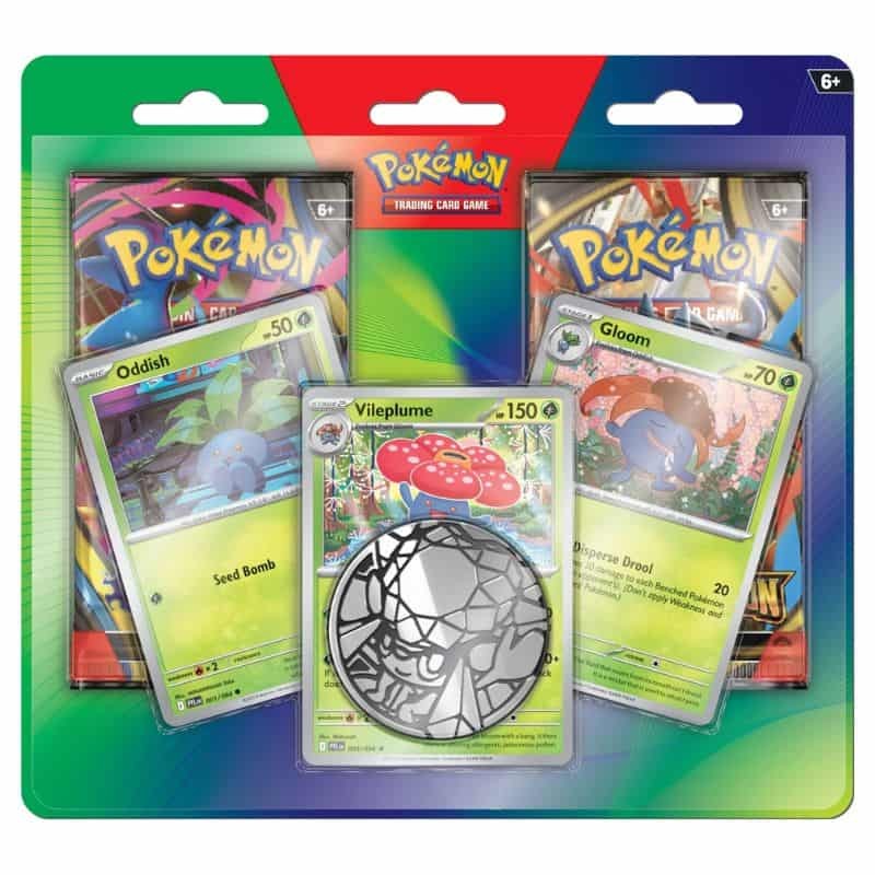 Pokémon TCG: Enhanced 2-Pack Blister (Oddish, Gloom, & Vileplume) Pokémon TCG: Enhanced 2-Pack Blister (Oddish, Gloom, & Vileplume)