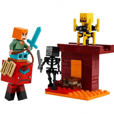 LEGO Minecraft - A Batalha da Lava do Nether - LEGO 21266