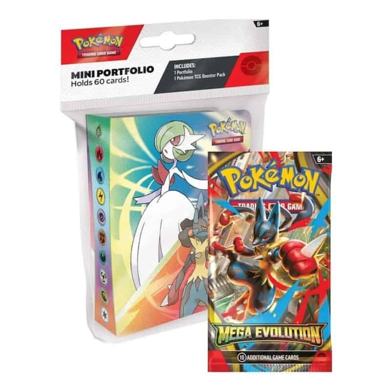 Álbum Cartas Pokémon - Mini Portfólio Pokémon Mega Evolution Álbum Cartas Pokémon - Mini Portfólio Pokémon Mega Evolution